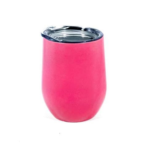 stainless steel tumbler hot pink vida natural