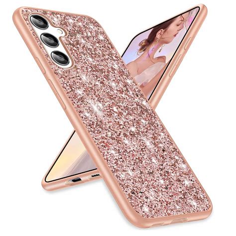 Decase Glitter Case For Samsung Galaxy A35 5gultra Thin Slim Galaxy A35 Case Bling Sparkle