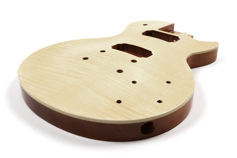 CUERPO LES PAUL DE CAOBA CON TAPA DE ARCE FLAMEADO ACABADO NATURAL