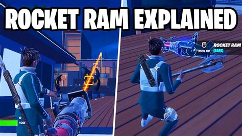 How To Use The Rocket Ram Fortnite Season Youtube