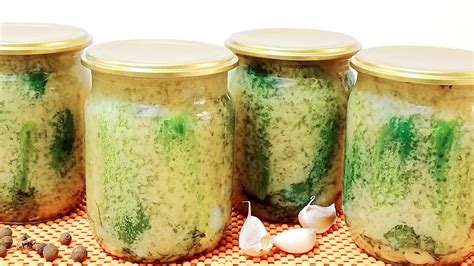 🥒ОГУРЦЫ в СНЕГУ!!! Ядрёные!!! Хрустящие!!! Ну ОЧЧЕНЬ ВКУСНЫЕ огурчики ...