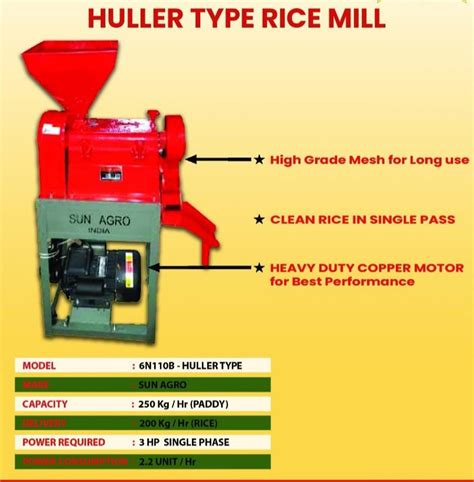 Rice Mill Single Phase At ₹ 26000 In Chennai Id 2850109327230