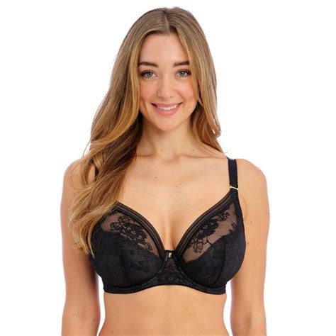 Podprsenka Fantasie Fusion Lace Uw Padded Plunge Bra Black Caresse Braexpert