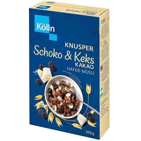 Kölln Hafer Müsli Knusper Schoko Keks Kakao 500g Online kaufen im