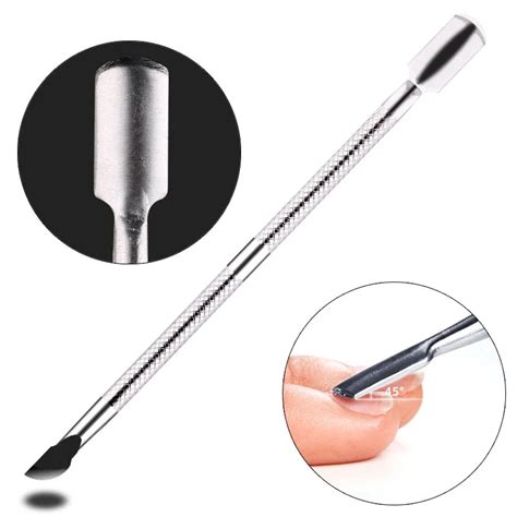 Ways Pusher Nail Art Professional Stainless Steel Nail Cuticle Pusher