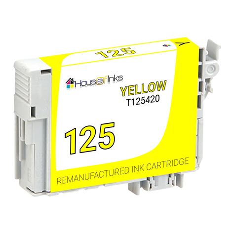 Epson 125 T125420 Yellow Remanufactured Ink Cartridge