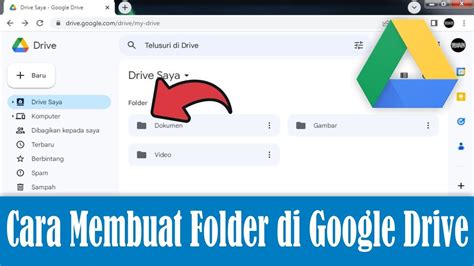 Cara Membuat Folder Baru Di Google Drive Di Laptop YouTube