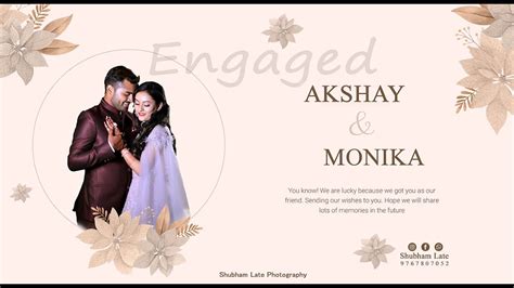 Best Engagement Cinematic Video Akshay Monika I Shubham Late