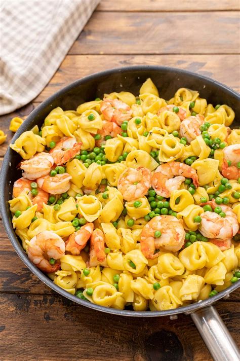 Garlic Shrimp Tortellini Julies Eats And Treats