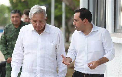 Amlo Y Mauricio Vila Supervisan Avances De La Obra En Yucat N