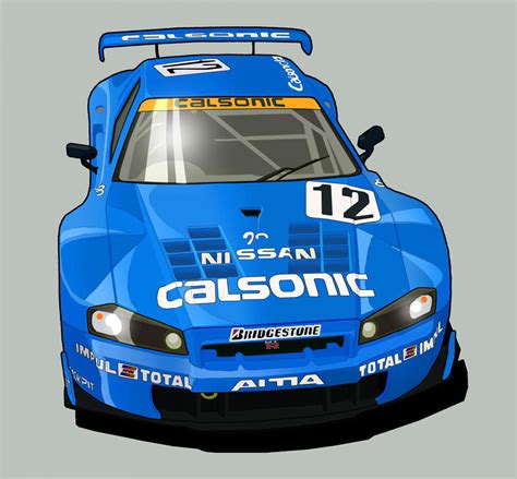 Calsonic Skyline Gtr Vector By Mobilesuitgio On Deviantart