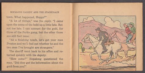 Hopalong Cassidy And The Stagecoach Storybook Tv Tie In Samuel Lowe 1950