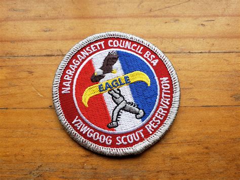 Camp Yawgoog Eagle Round Patch