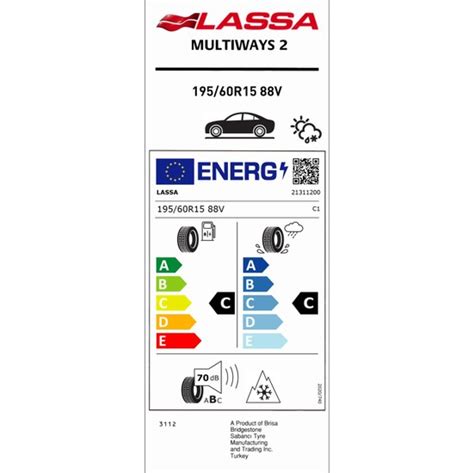 Lassa 195 60 R15 88V Multiways 2 Dört Mevsim Lastiği Üretim Fiyatı