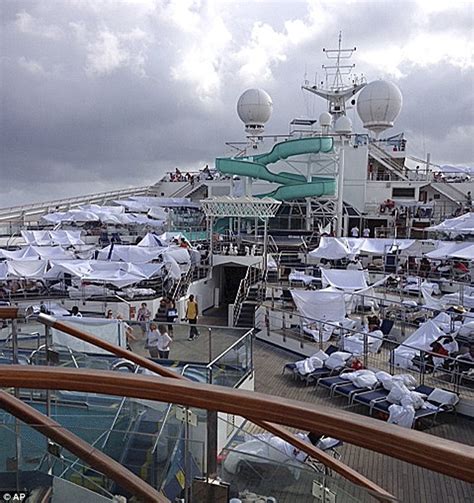 Carnival Triumph Photos Tents Sewage Bags Carnival Cruise Lines