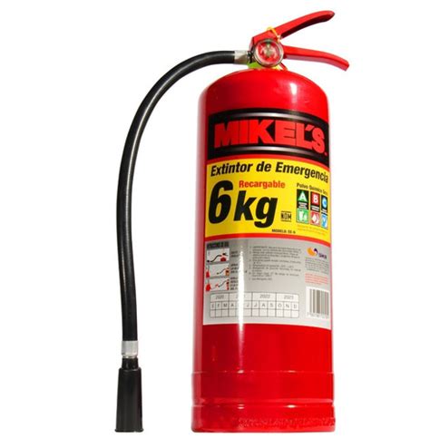 Extintor Apagar Fuego Emergencia Polvo Abc Recargable Kg Mercadolibre