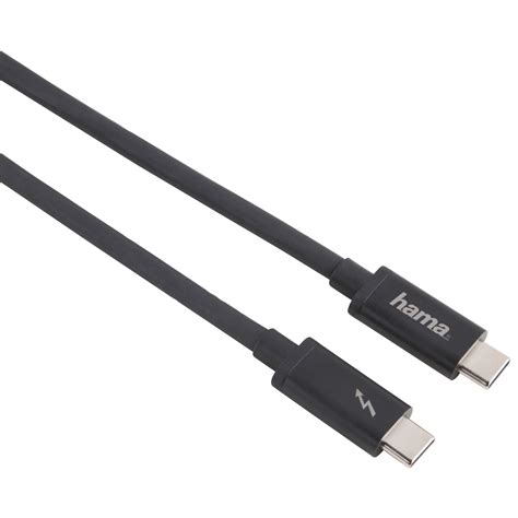 Hama 40gbps 0 5m Thunderbolt 3 Usb C Kaapeli Verkkokauppa