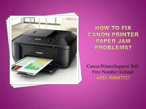 How To Fix Canon Printer Paper Jam Problems