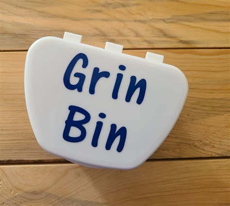 Grin Bin Denture Cup Funny Denture Cup Denture Case - Etsy