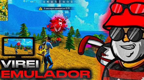 Free Fire Ao Vivo Virei Emulador Treinamento Insano Youtube