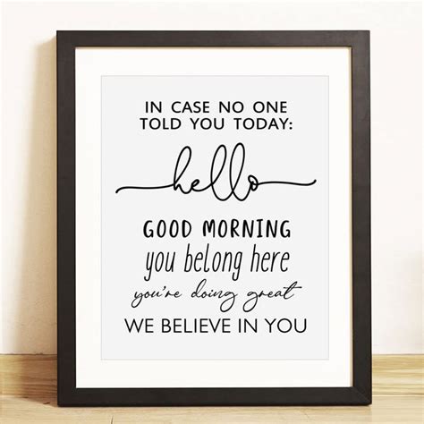 Hello Artistic Quote Wall Art — Original Wall Arts