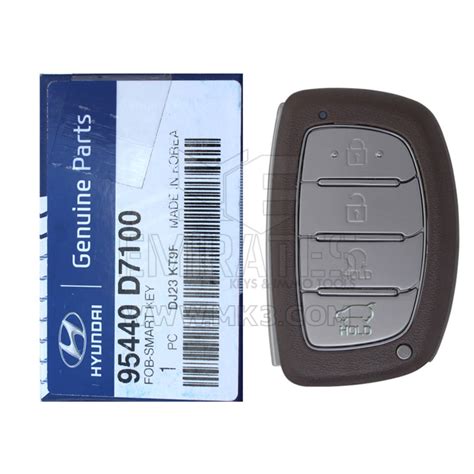 Hyundai Tucson 2019 Genuine Smart Remote Key 433MHz 95440 D7100