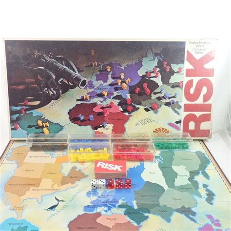 Risk Board Game Etsy