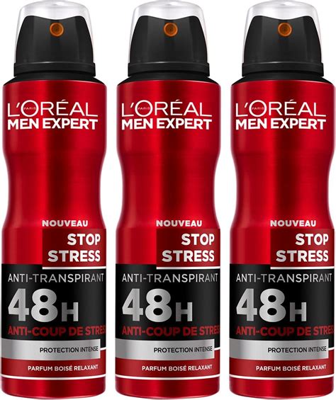 L Or Al Men Expert Stop Stress Anti Transpirant H Atomiseur Ml