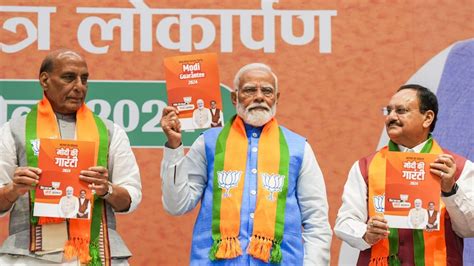 Bjp Releases Manifesto Sankalp Patra For Ls Polls All You Need To