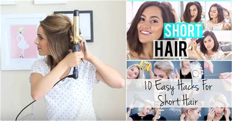 25 Genius Short Hair Hacks That Make Hair Styling A Breeze Diy And Crafts