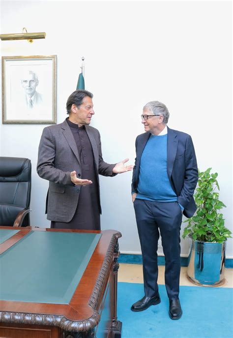 Imran Khan On Twitter It Was A Pleasure To Welcome Billgates Who