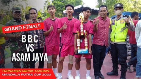 FINAL DERBY DAUN BARATSET 3 BBC VS ASAM JAYA TURNAMEN SEPAK TAKRAW