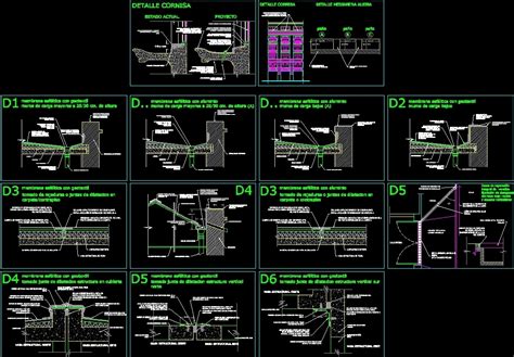 Pluvial Drainage Of Roofs Construction Details Of Building Dwg File Images