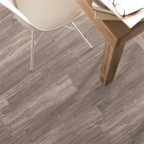 Wood Effect Ceramic Floor Tiles with a Beautiful Aged Grey Look