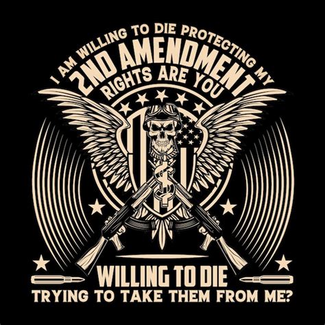 Premium Vector 2nd Amendment T Shirt Design