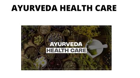 Ppt Ayurveda Health Care Powerpoint Presentation Free Download Id