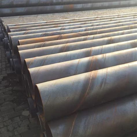 Large Diameter Thick Wall Spiral Welded Pipe ASTM A252 SSAW API 5L ERW