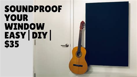 How To Soundproof A Window Youtube