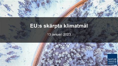 EUs skärpta klimatmål YouTube