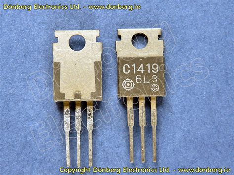 Semiconductor 2SC1419 2SC 1419 TRANSISTOR DE SILICIO NPN 50V 2A