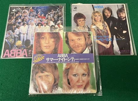 Abba Three Abba Japanese Vinyl Records Vinyl