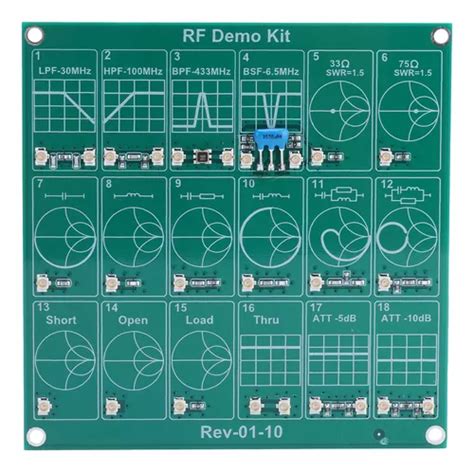 Rf Demo Kit Tester Module Analisador De Rede Vetorial Portát