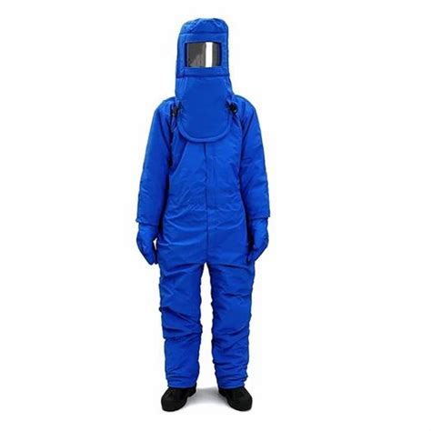 Navy Blue Arc Flash Protection Suit SK40 For Industrial Size Free