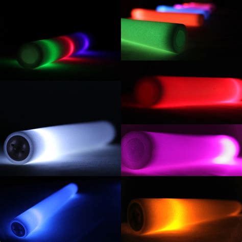 Personalized Foam Glow Sticks Send Off Ideas Wedding Let Love Etsy