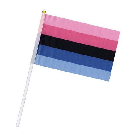 Mini PRIDE HANDHELD FLAG LGBT Rainbow Trans Genderfluid Asexual Lesbian Pan Bi EBay