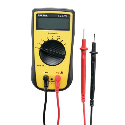 Sperry Instruments DM6250 Digital Multimeter 7 Function 19 Auto Range