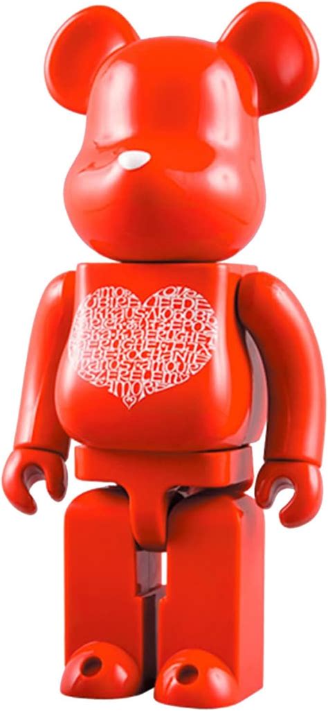 Amazon Bearbrick Violent Bear Building Blocks Bear 400 Red Care