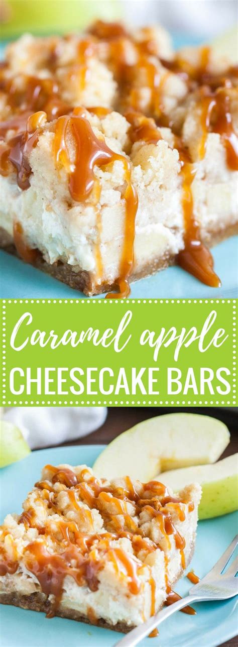 Easy Caramel Apple Cheesecake Bars Have Three Delicious Layers And Are