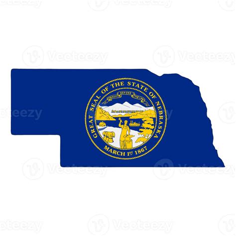 Nebraska Flag State Of America Png