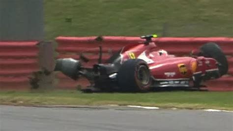 Worst F1 Crashes At Silverstone In Recent History Ferrari Double